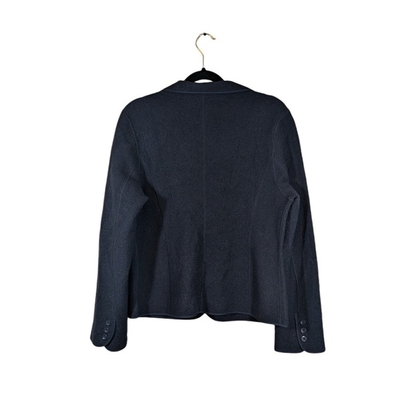 Fenn Wright Manson Merino Wool Navy Blue Blazer Size L/XL - Picture 2 of 5